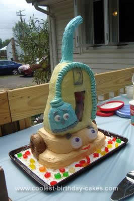 Homemade Vacuum Birthday Cake