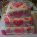 Homemade Valentines Cake