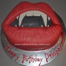 Homemade Vampire Birthday Cake