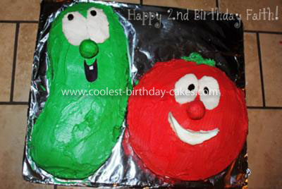 Coolest Veggie Tales Birthday Cake