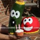 Veggie Tales Cake - Larry & Bob