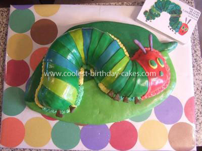 Coolest Very Hungry Caterpillar Birthday Cake