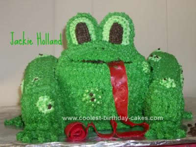 Homemade Warty Toad Cake