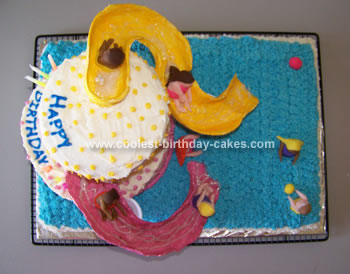Homemade Water Slide Birthday Cake