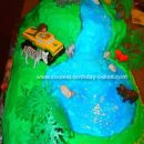Homemade Waterfall Cake