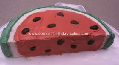 Homemade Watermelon Cake Design