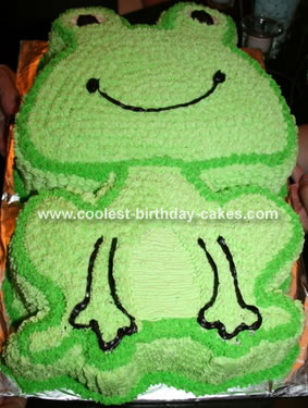 Whimsical Froggy Cake