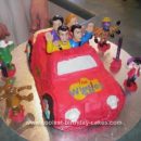 Homemade Wiggle Car Birthday Cake Idea