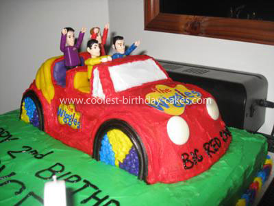 Coolest Wiggles Big Red Car  Cake