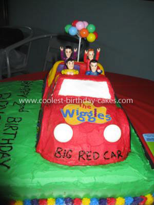 Coolest Wiggles Big Red Car  Cake