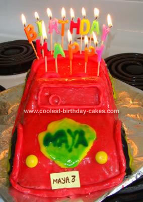 Homemade Wiggles Birthday Cake