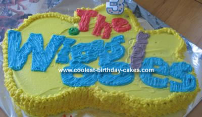 Homemade Wiggles Logo Cake