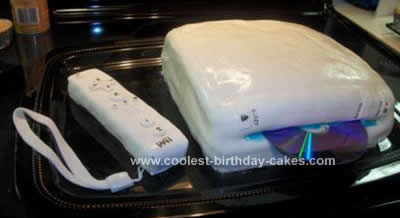 Homemade Wii Birthday Cake Design