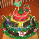 Homemade Willy Wonka Cast Party Cake