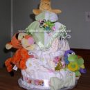 Homemade Winnie the Pooh Baby Shower Cake