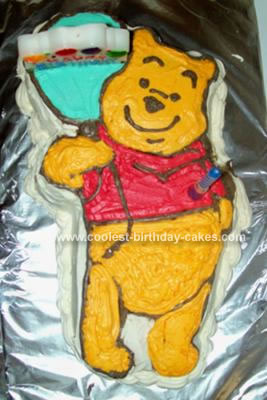 Homemade Winnie the Pooh Cake