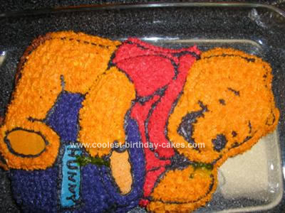 Homemade Winnie The Pooh Cake