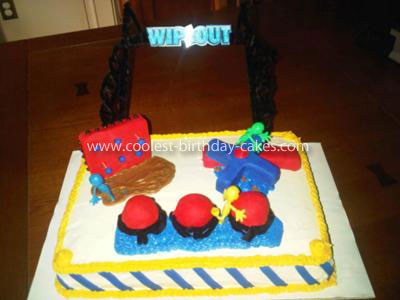Coolest Wipeout Obstacles Cake