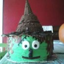 Homemade Witch Birthday Cake