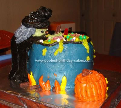 Homemade Witches Brew Cake