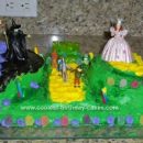 Homemade Wizard of Oz All Character Cake