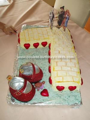 Homemade Wizard of Oz Birthday Cake