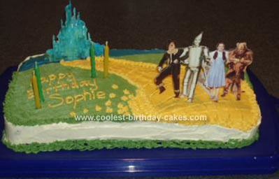 Homemade Wizard Of Oz Cake