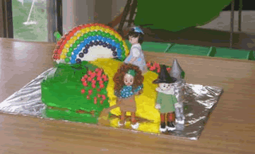 Homemade Wizard Of Oz Cake