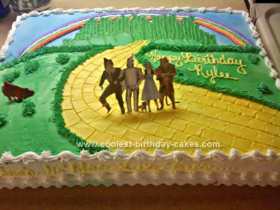 Homemade Wizard of Oz Cake