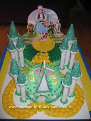 Homemade Wizard of Oz Cake Design