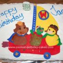 Homemade Wonder Pets Birthday Cake