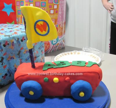 Homemade Wonder Pets Fly Boat Birthday Cake