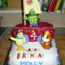 Homemade Wonder Pets Flyboat Birthday Cake