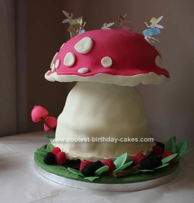 Homemade Woodland Fairy Cake