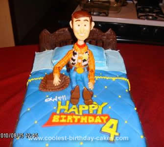 Homemade Woody Birthday Cake Design