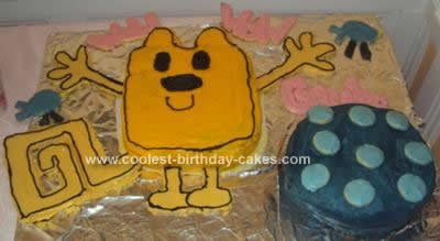 Homemade  Wow Wow Wubbzy Birthday Cake