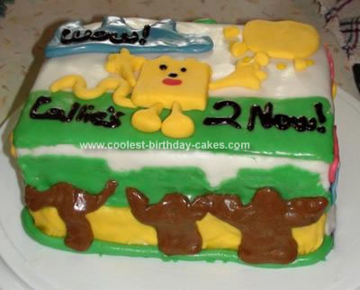 Homemade Wow Wow Wubbzy Cake