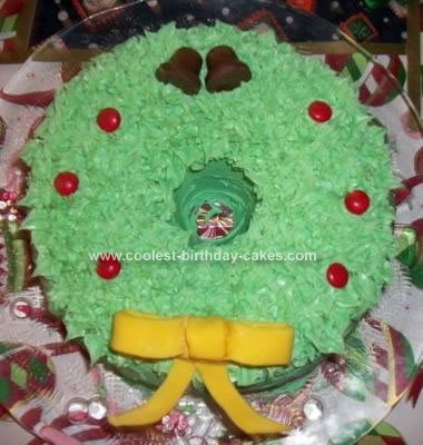 Homemade Wreath Cake