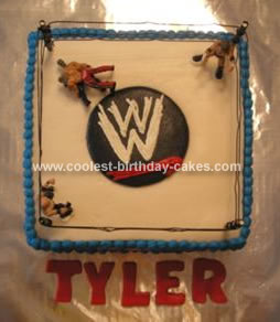 Homemade Wrestling Cake