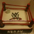 Homemade WWE Cake