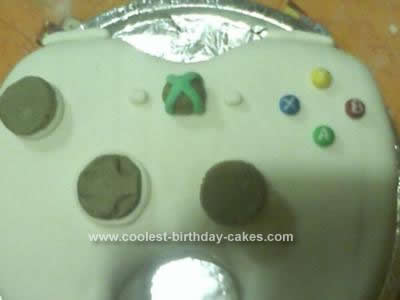 Homemade  XBOX 360 Controller Cake