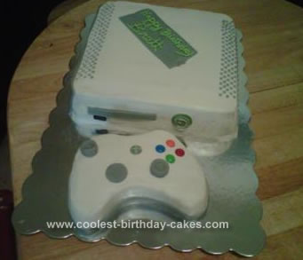 Homemade Xbox Birthday Cake