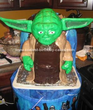 Homemade Yoda Cake
