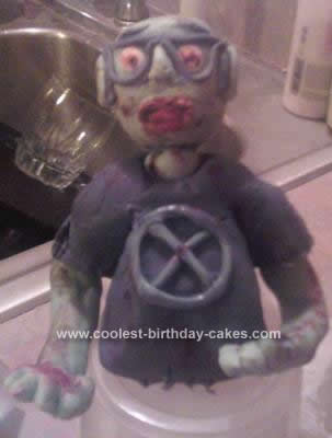 Homemade Zombie Cake