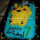 Homemade Pokemon Pikachu Cake