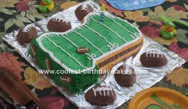 1st Birthday Football #1 cake