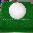 Golf Ball Cake
