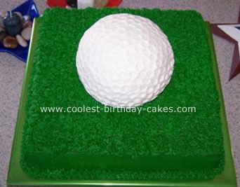 Golf Ball Cake