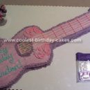 Hannah Montana Guitar Cake
