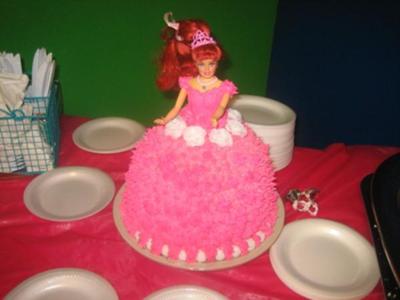 Barbie cake for 3 yr old